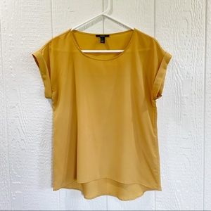 Forever 21 Cuffed Sleeve Top, Cuffed Sleeve Top, Cuffed Shirt